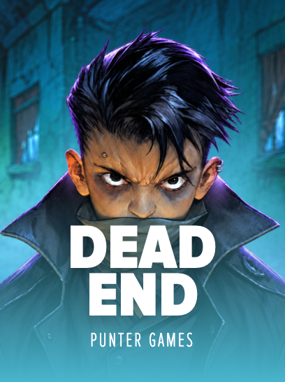 Dead End by Punter Games: a masked man in a blue-lit alley, with the game title